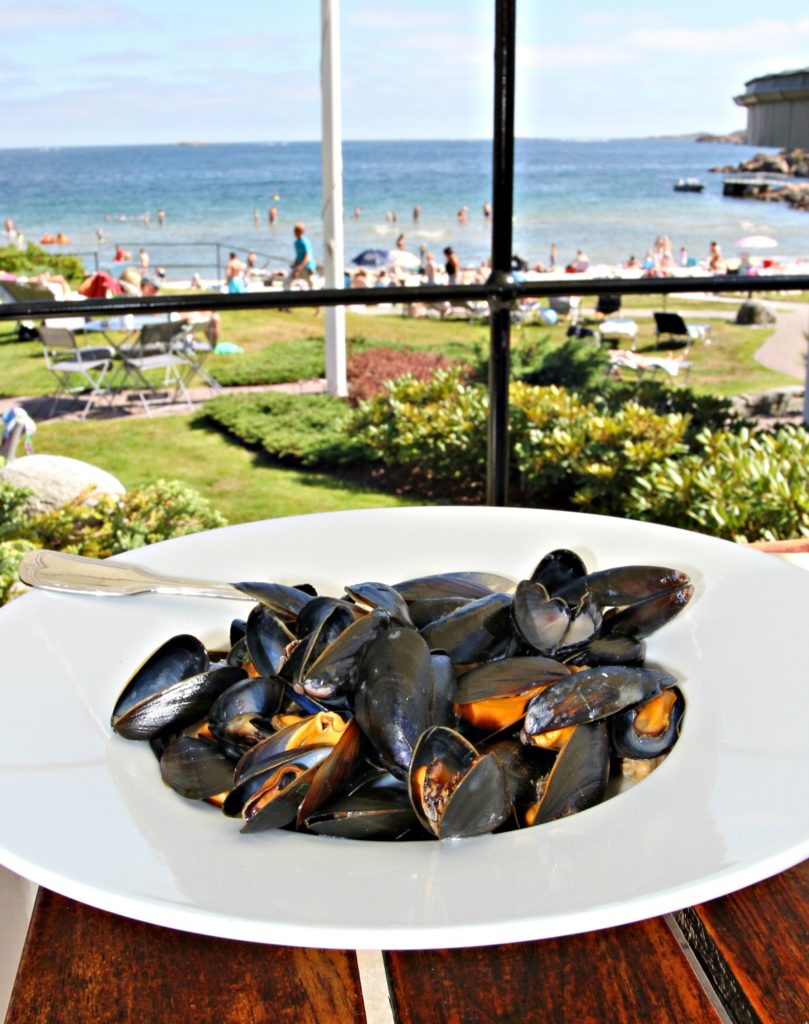 PERFEKT: Smaken av syden og blåskjell gjør seg på sommerens hittill varmeste dag.